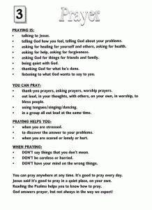 Pass It On - Prayer